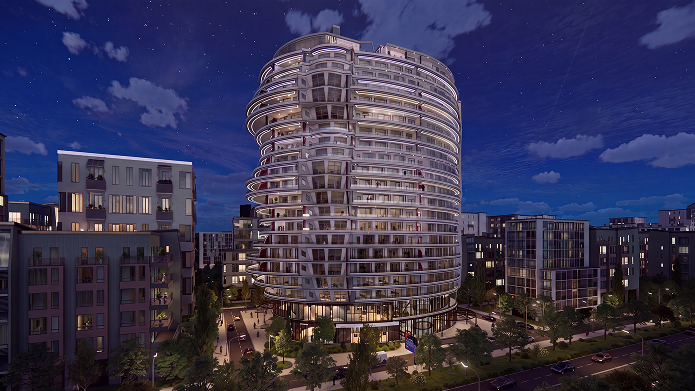 Проект МЖК “Geoscoper house” в стиле NEO DECONSTRUCTIVISM
