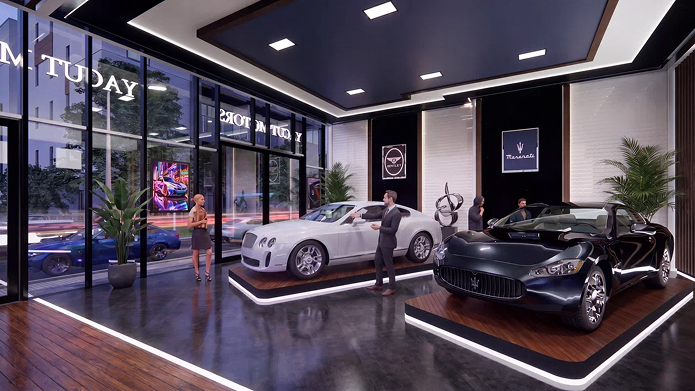 Проект автосалона “Yacut motors”