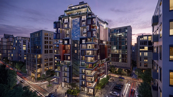 Проект МЖК “Ying Zheng residence” в стиле NEO constructivism